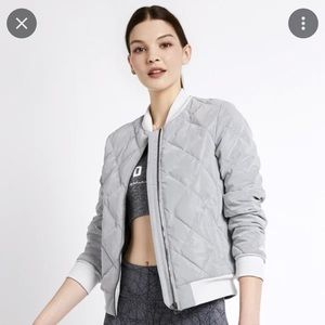 Alo yoga reflective bomber jacket